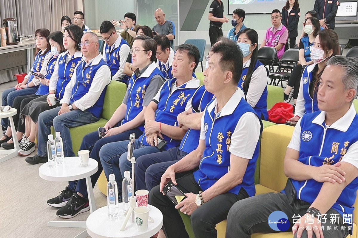 桃園市議會國民黨黨團議員於桃園航空城公司參訪。