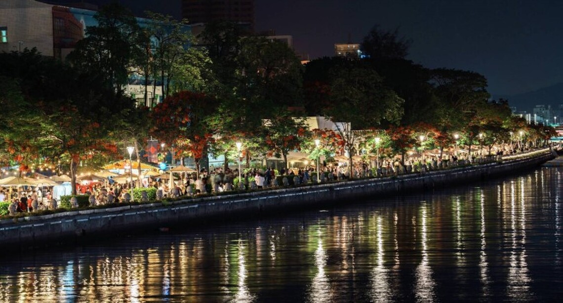 愛河市集週末延長續辦 啤酒花園推優惠