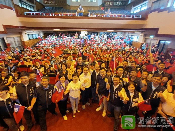 侯友宜首度台中造勢 藍營民代大團結相挺