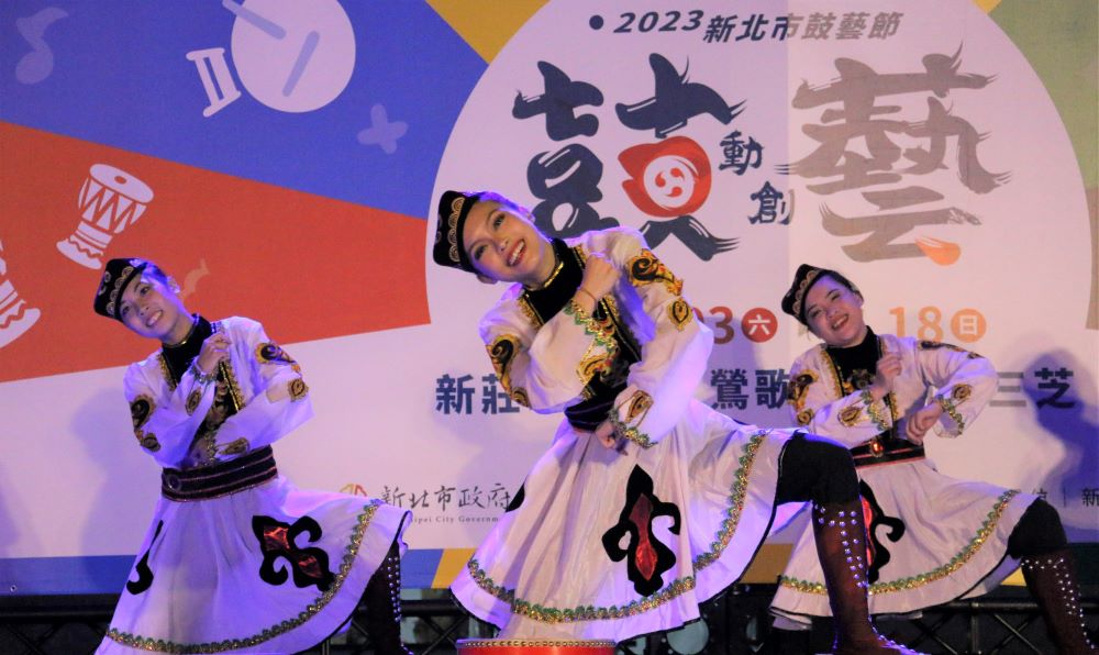 《圖說》今年鼓藝節巡演活動首場今日於新莊新月廣場登場。〈文化局提供〉