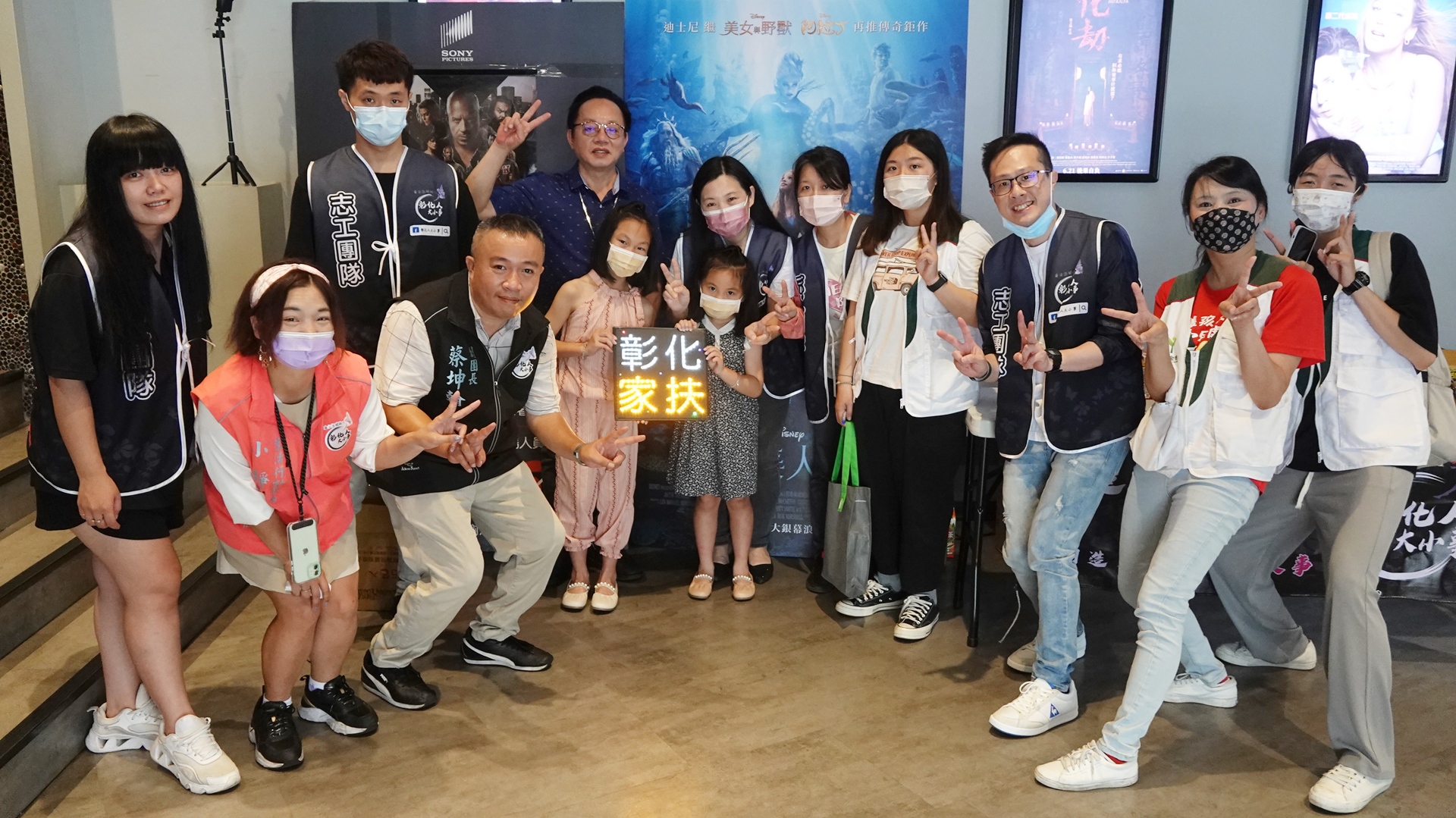 ▲彰化人大小事團長蔡坤翰長期跟家扶中心合作,關注家扶孩子及家長,這次希望透過親子共同看電影行程,讓家長跟小孩都可以共度一個美好的周末。(記者林明佑攝)