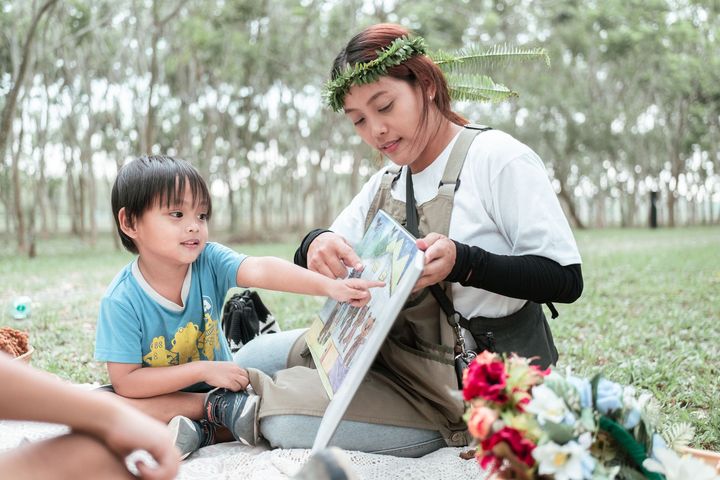 「林學校招生園遊會」可以帶著小朋友認識排灣族文化。 圖:林學校/提供