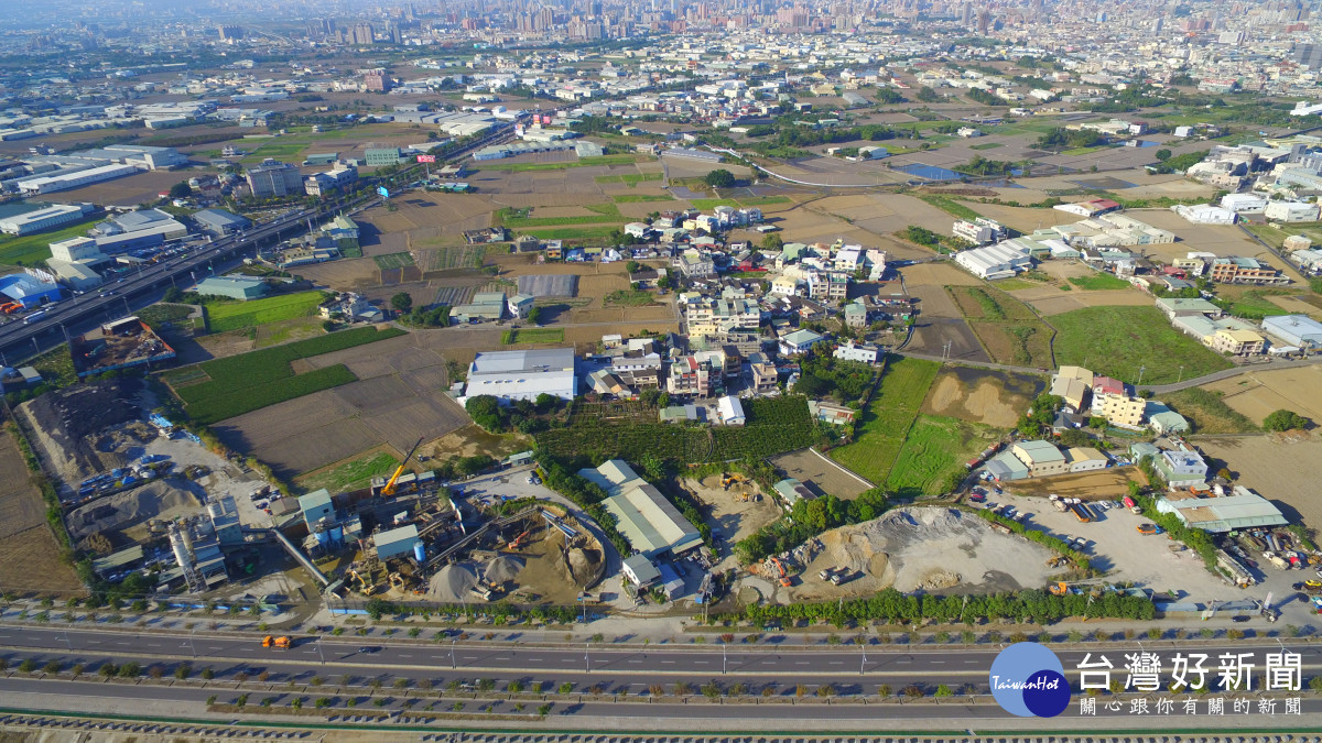 大里夏田現況空拍圖
