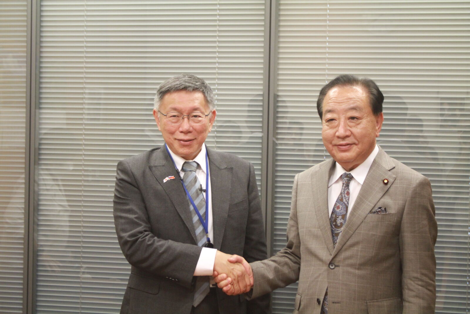訪日拜會前首相野田佳彥談福食 柯文哲：日本人可以沒理由台灣人不能吃 351