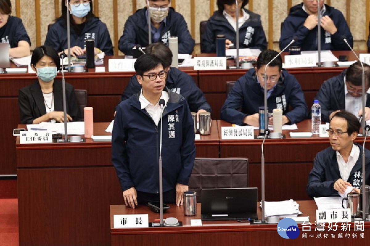 ▲陳其邁呼籲中央地方攜手面對少子化議題，同意要挹注更多資源來降低育兒負擔。（圖／記者 許高祥 翻攝）