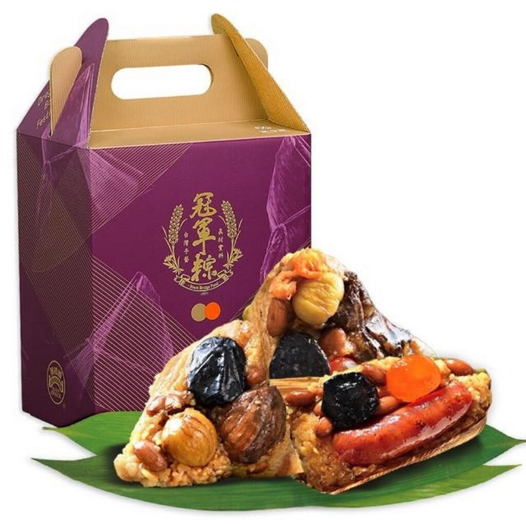 momo端午粽禮盒推薦「黑橋牌」冠軍粽三響禮盒,2盒組,市價2,200元,活動價1,439元。