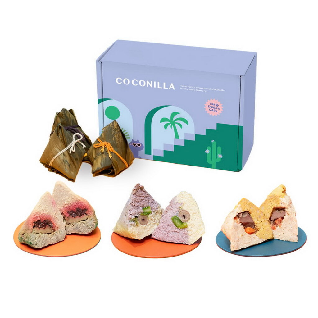 momo端午粽禮盒推薦「CoConilla」手工寵物肉粽5入禮盒,市價790元,6/25前活動價699元。