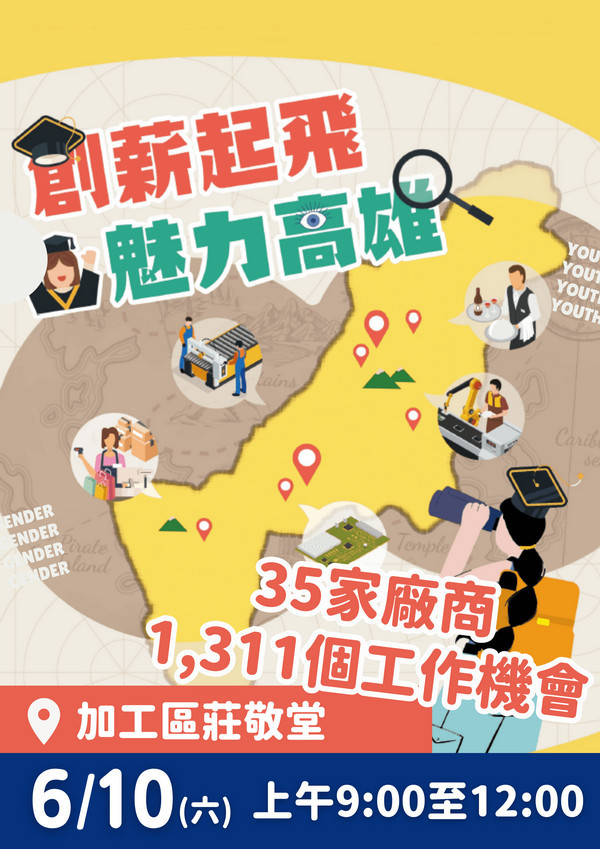 ▲科技產業園區將分別於6月10日及13日辦理徵才活動。