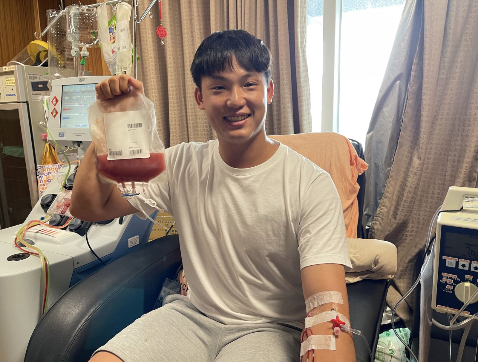 嗨喊「陌生人,流著我的血液活下去」! 味全龍江忠垣捐周邊血幹細胞救回一命 294 嗨喊「陌生人,流著我的血液活下去」! 味全龍江忠垣捐周邊血幹細胞救回一命 293