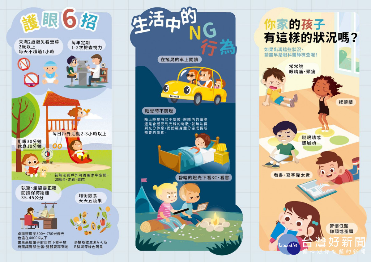 嘉義市政府即日起至8月31日止提供幼兒園大班學童免費專業視力檢查／衛生局提供