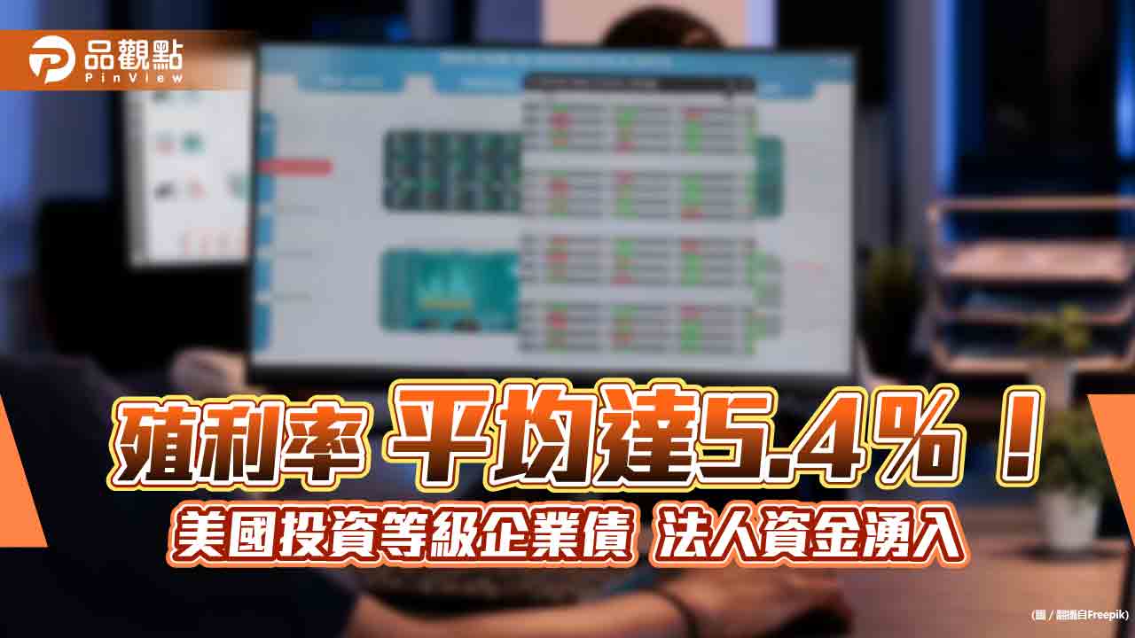 美國投資級企業債殖利率平均達5.42%!法人看好這雙優勢 建議這樣操作