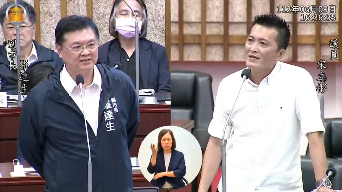 漾新聞|宋立彬總質詢要求補足第三位副市長與基層人力避免「將帥無能、累死基層」