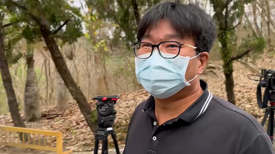 前總統陳水扁女婿趙建銘的胞弟趙建勳,昨晚因病猝死。圖為他5月初接父親趙玉柱出獄。讀者提供