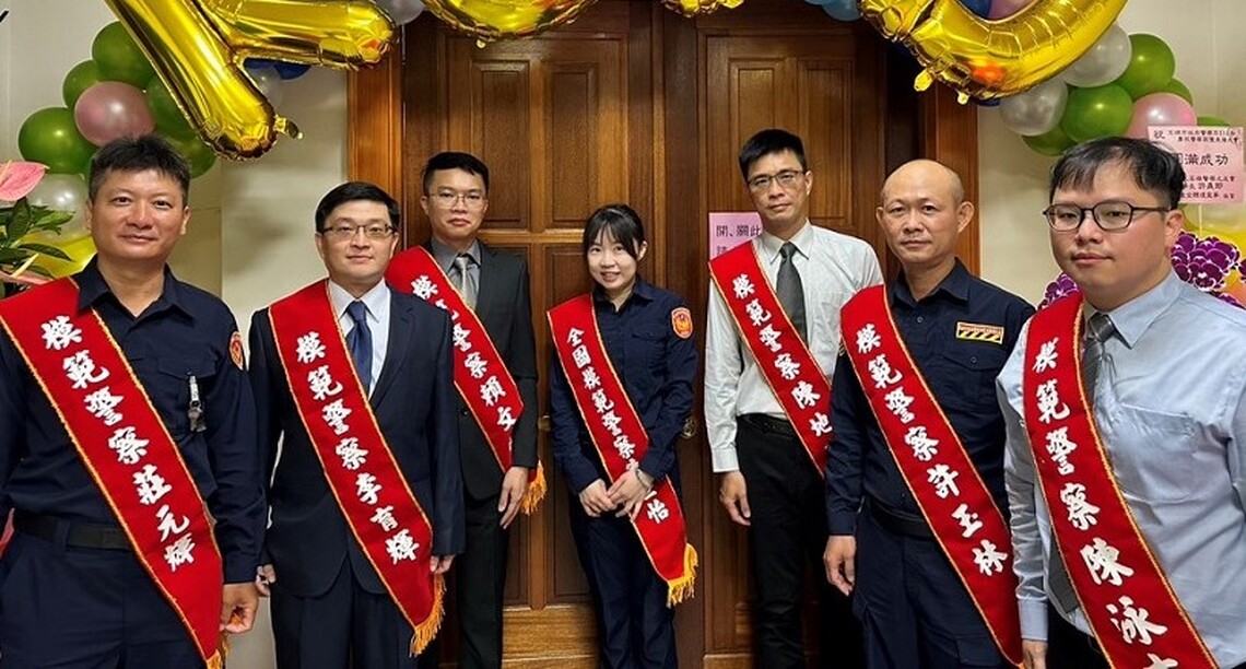 雄警慶祝警察節 巾幗不讓鬚眉 朱宣怡當選全國模範警察