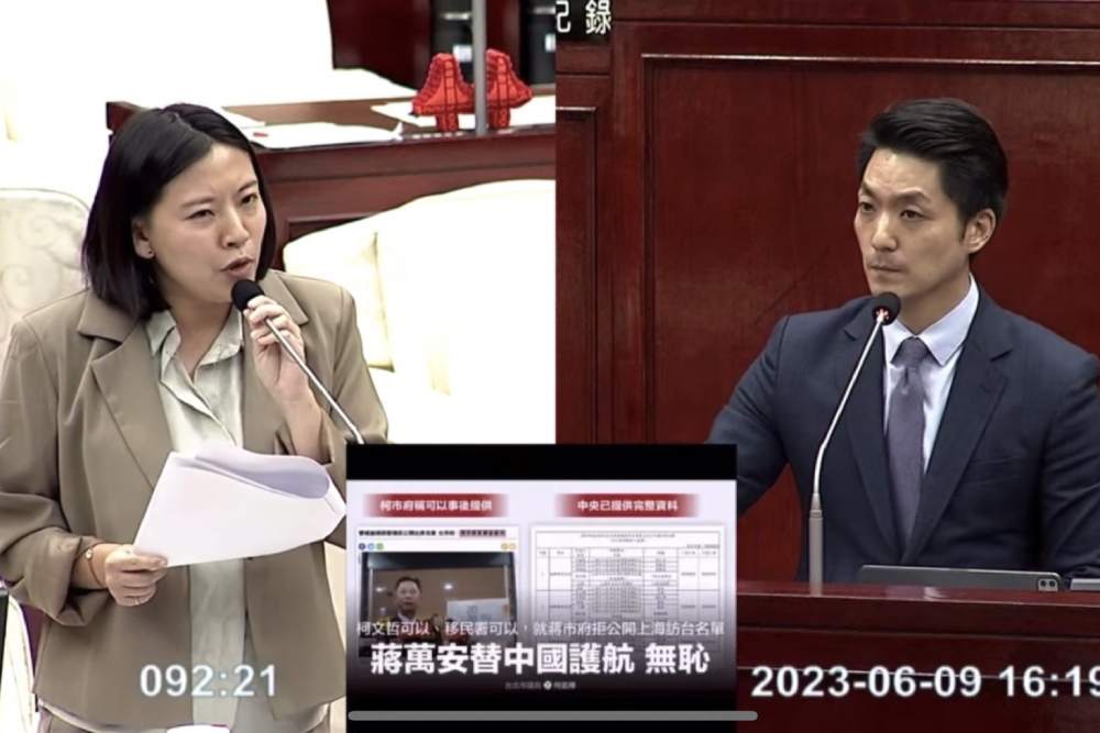 蔣市府拒提供雙城論壇上海名單!何孟樺批:蔣家台北就是黑箱 302 蔣市府拒提供雙城論壇上海名單!何孟樺批:蔣家台北就是黑箱 301