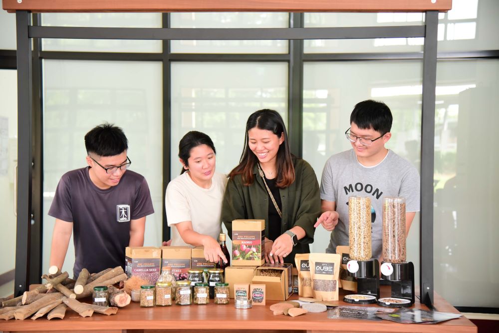 ▲循環廢棄物再利用(記者王雯玲翻攝)