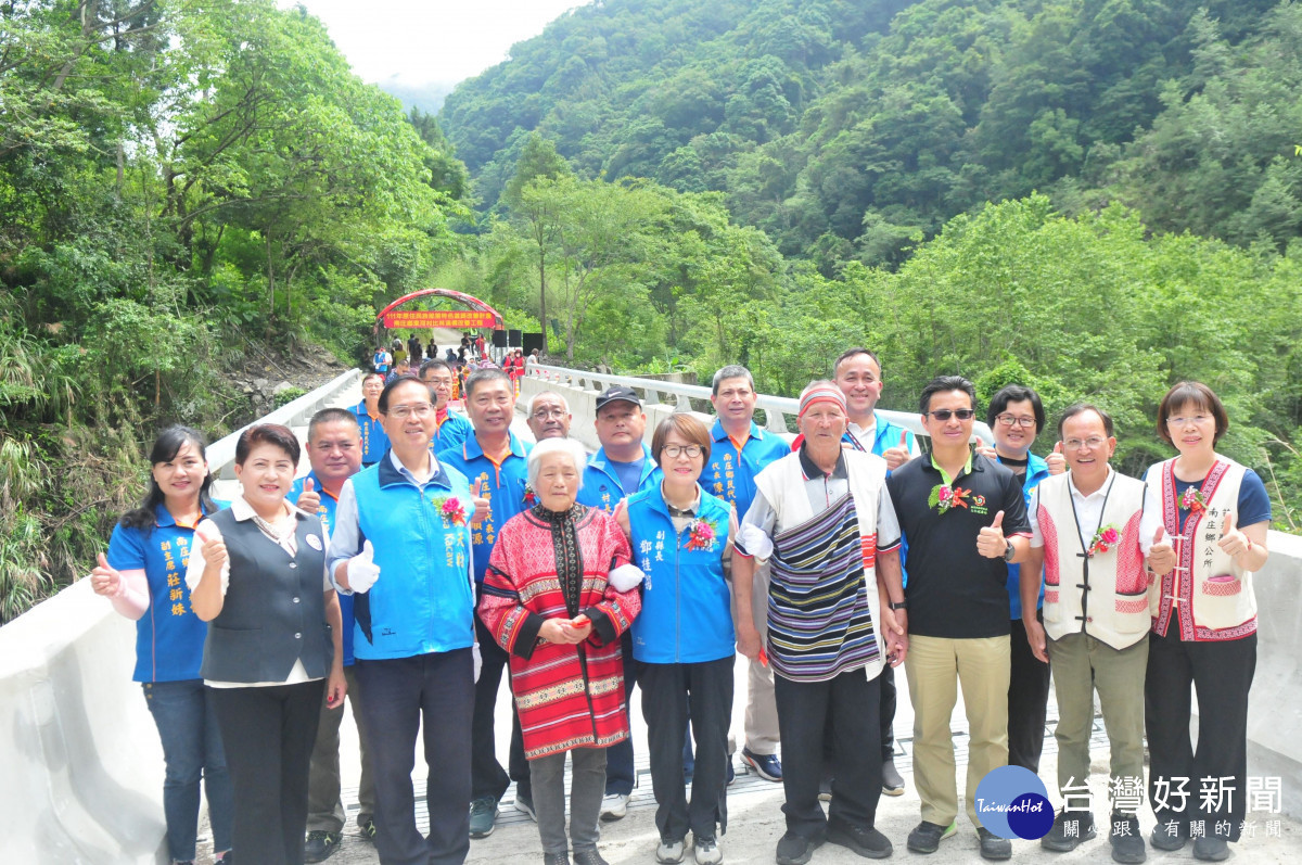 聯繫原鄉經濟命脈　苗栗南庄鄉東河村比林溪橋改善工程落成通車