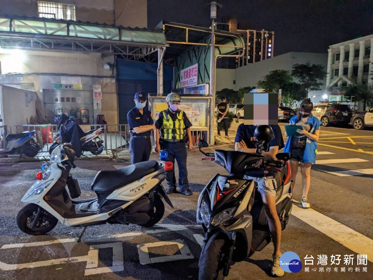蘆竹分局與環保局聯手,共同打擊改裝噪音機車改善居住問題。