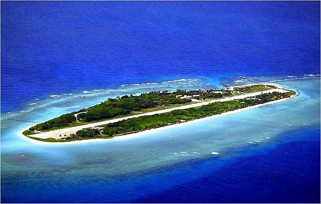 太平島。翻攝維基共享資源/行政院海岸巡防署南部地區巡防局提供