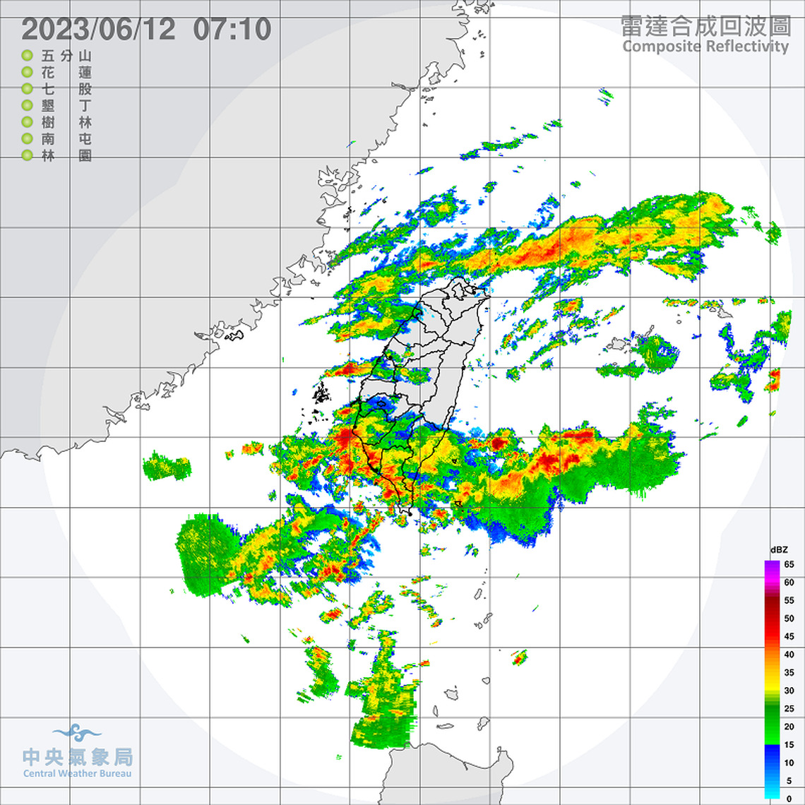 低壓帶持續影響  各地留意局部大雨或豪雨