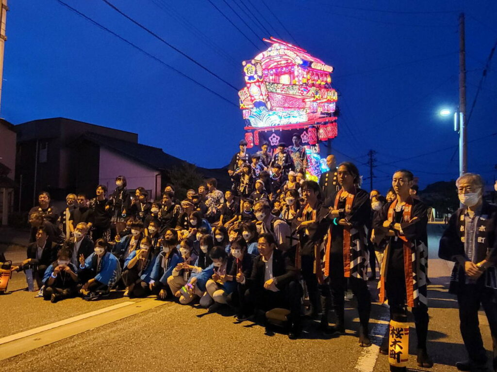 2023年6月富山縣礪波市夜高祭