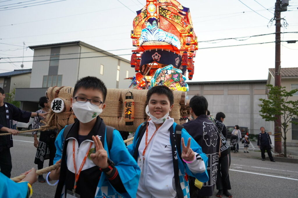 2023年6月富山縣礪波市夜高祭