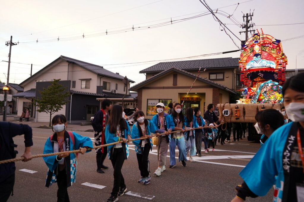 2023年6月富山縣礪波市夜高祭
