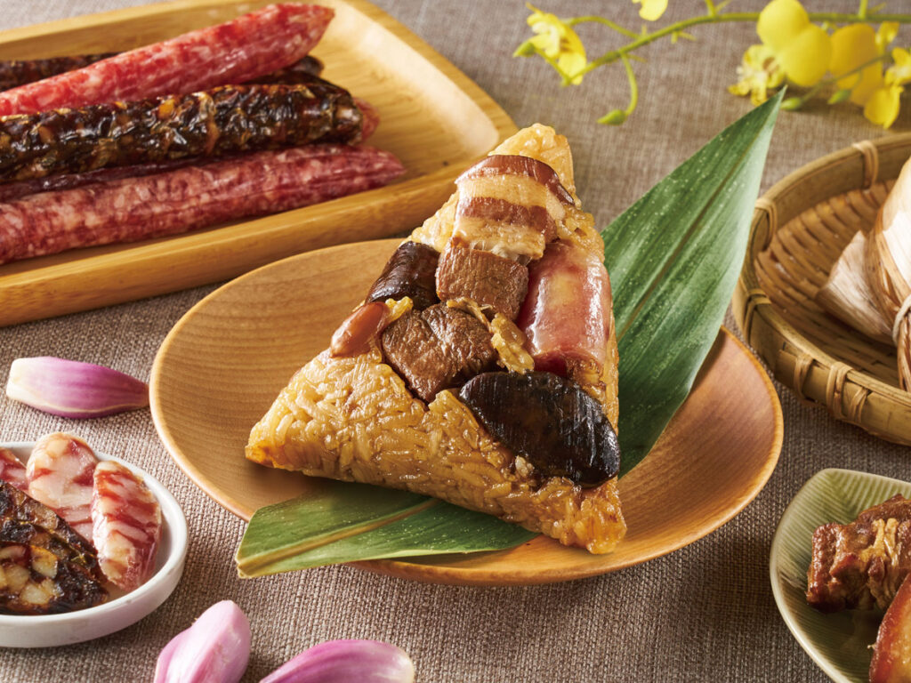 凱撒飯店連鎖發稿照 臘味雙寶粽