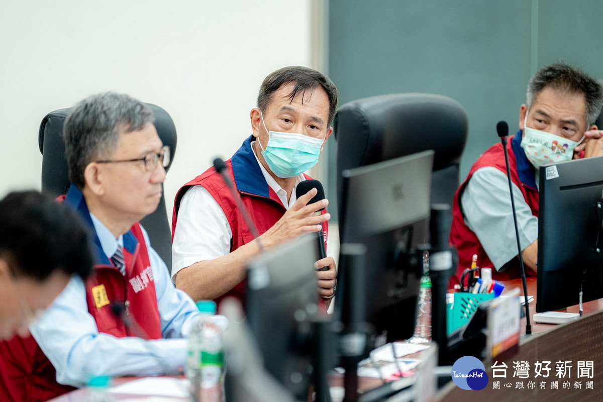 桃園市政府召開「桃園市大規模停水應變中心第1次會議」。<br /><br />