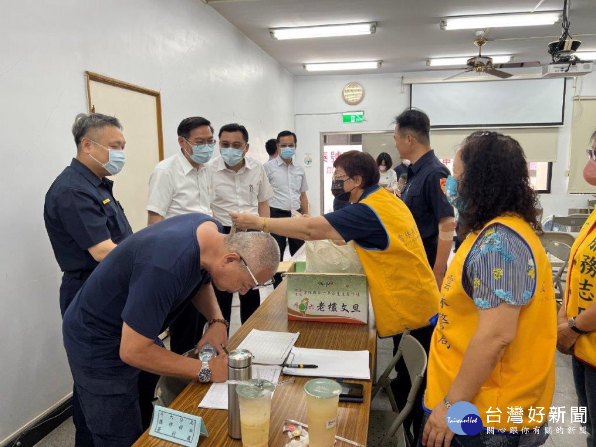 雲林縣警局響應警政署捐血活動,計捐出801袋熱血,約20萬C.C捐血量/雲林縣警局提供
