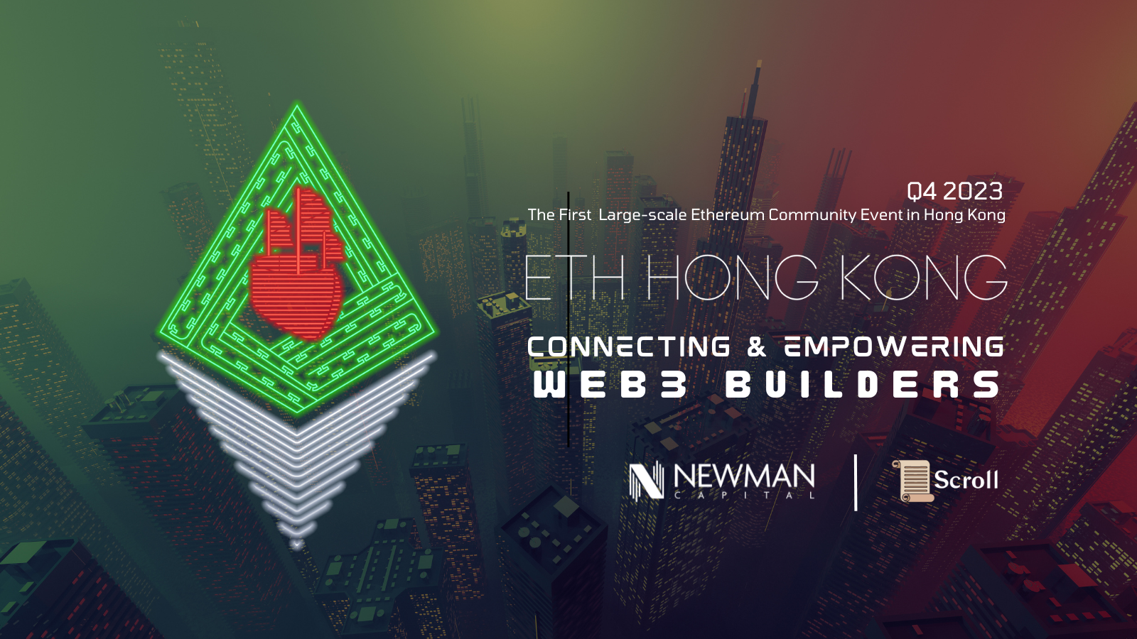 Scroll 和Newman Capital 將聯合主辦首個香港區以太幣（ETH）活動，為發展急速的亞太地區的Web3 創建者帶動力量