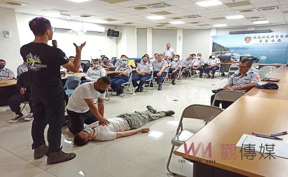 集集警分局辦理民防訓練配合全民國防教育　攜手民防護治安