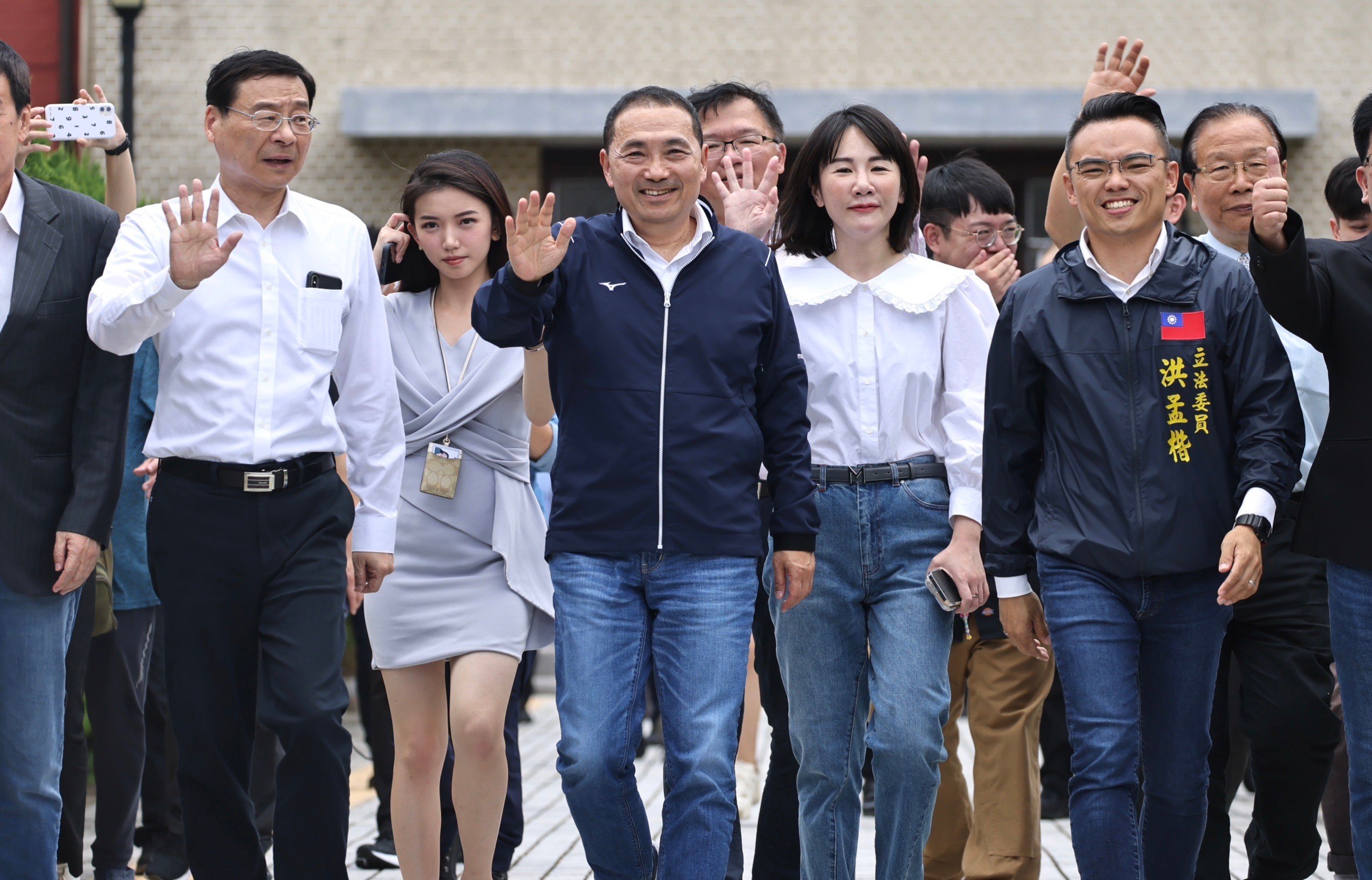 侯友宜獲國民黨徵召後,日前前往拜會立法院黨團尋求支持。林啟弘攝