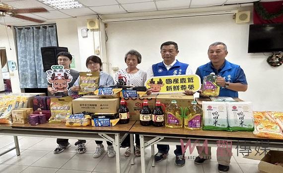 台南建平里端午愛心活動 民代與鄰長加碼捐贈物資