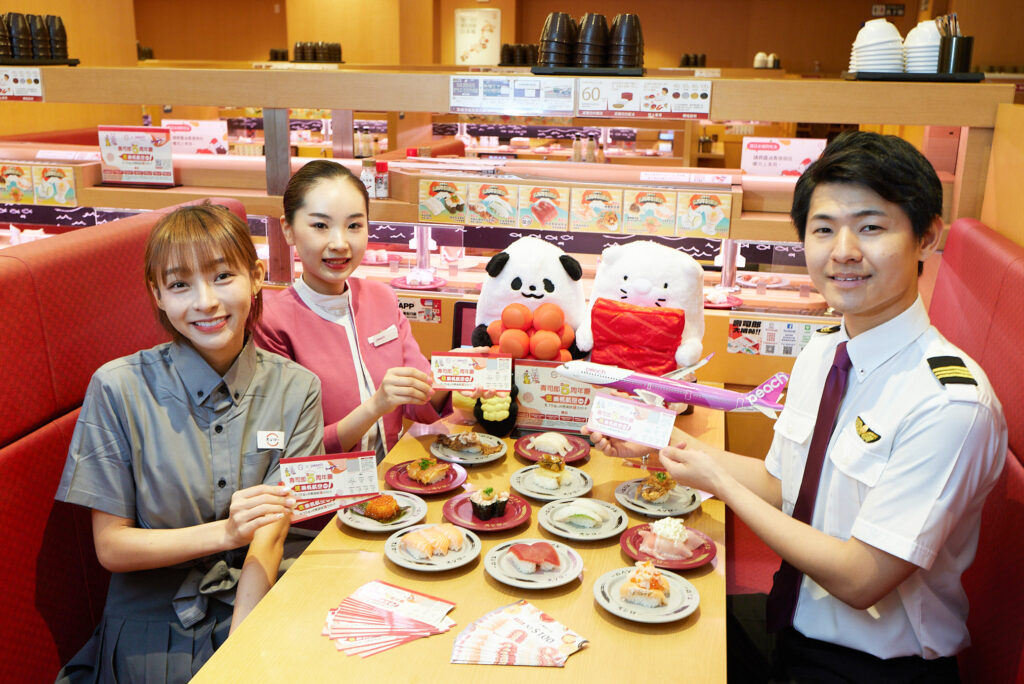 林襄今日搶先開箱體驗壽司郎台來5周年期間限定菜色(圖:台灣壽司郎提供)