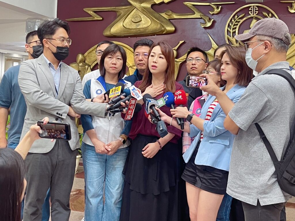 新北市議員劉美芳針對賴清德辦公室不實指控,親自出面回應(相片提供:劉美芳議員)