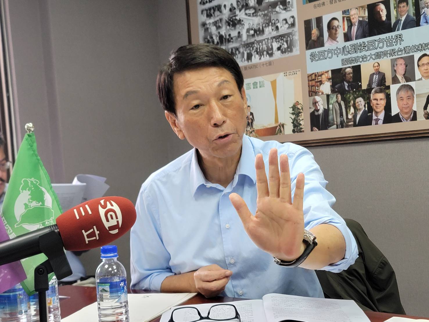 前參謀總長李喜明認為,圍台軍演是中共對台用武一次預行操練。王烱華攝