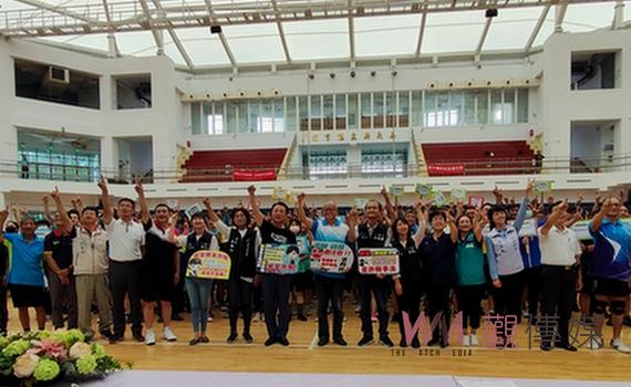 嘉義縣議長盃桌球賽熱鬧開幕 160機關團體學校1367人競逐