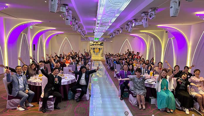 台北群星扶輪社授證八周年暨第八、九屆社長交接典禮圓滿成功。攝影/比爾先生
