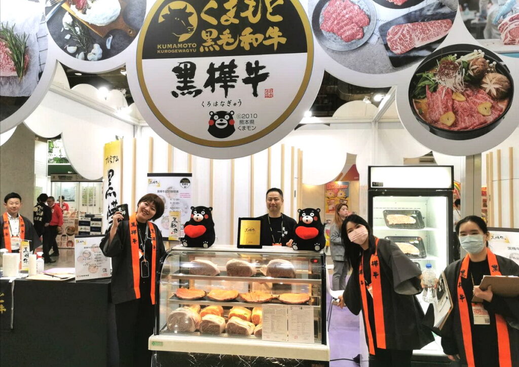 日本「黑樺牛」攤位