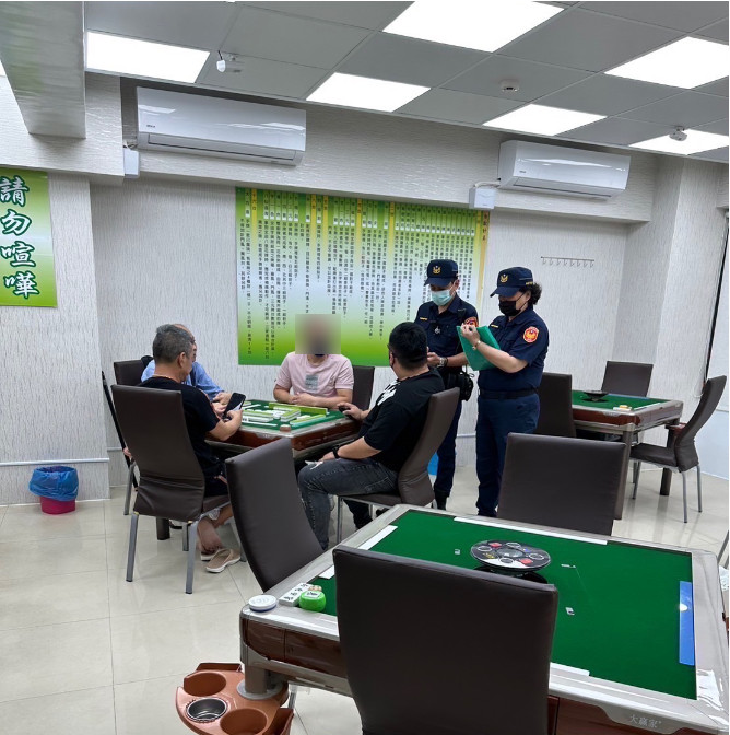 於各分局轄內幫派成員所經營、圍事等依附處所執行威力掃蕩並加強臨檢