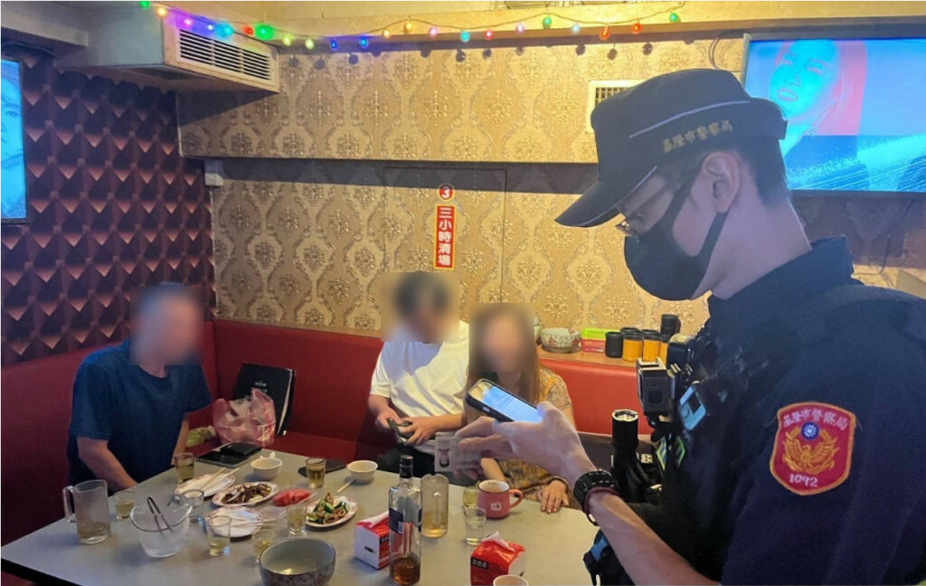 於各分局轄內幫派成員所經營、圍事等依附處所執行威力掃蕩並加強臨檢