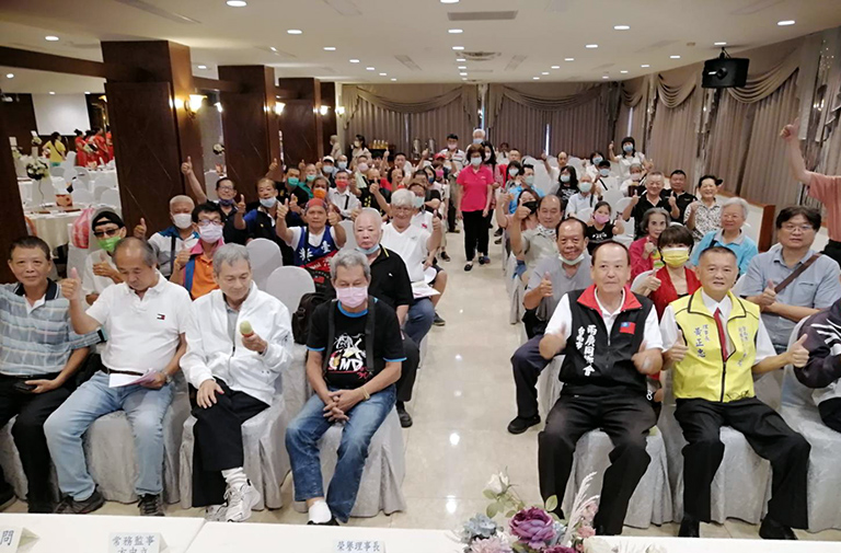▲台南市兩廣同鄉會70週年慶，理事長莫伯強：將持續做好兩廣鄉親服務不懈怠！（圖／記者吳淑華攝）　