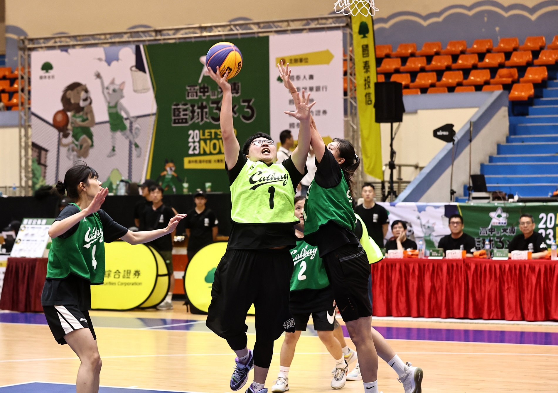 《籃球》國泰青年節3×3總決賽 WSBL選秀探花領軍 北市大奪大專女子組冠軍