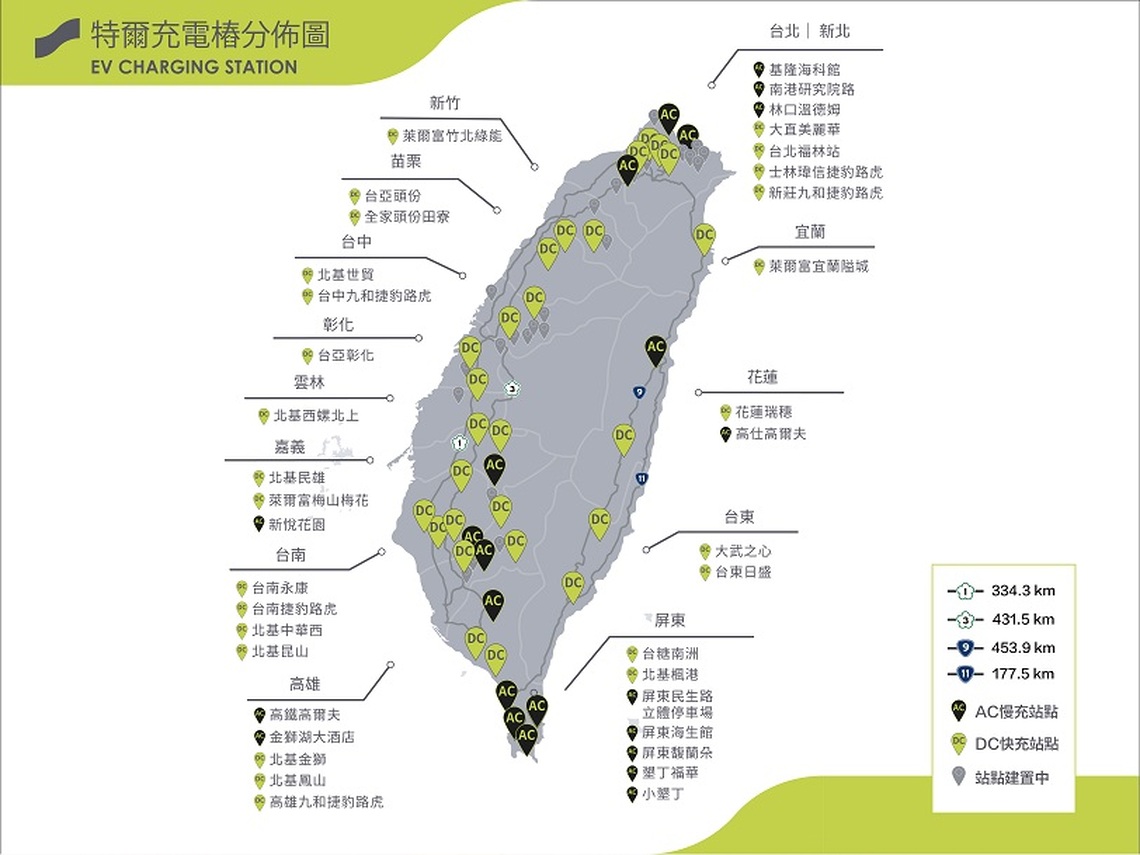 特爾電力回饋車主「揪感心」全面調降充電費率 端午連假出遊省荷包 特爾電力DC站點優惠費率9元起