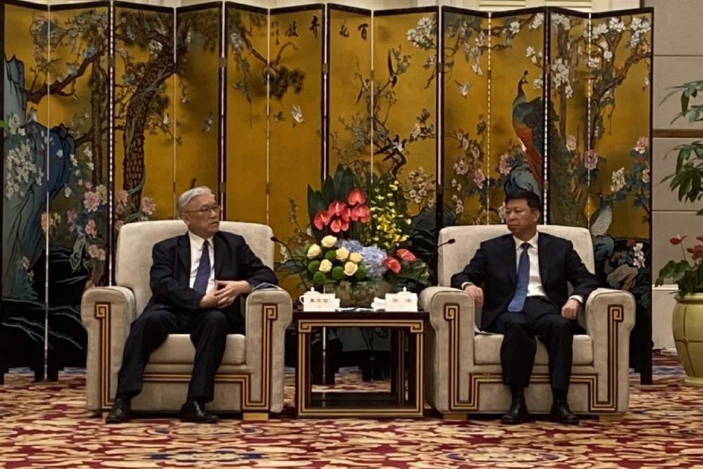 夏立言拜會國台辦主任宋濤 盼台東鳳梨釋迦恢復輸中 303