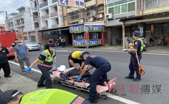 離奇墜溝事件!男子疑黃湯下肚後自撞電桿墜大排骨折送醫