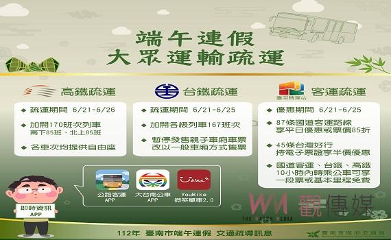 端午連假返鄉出遊 南市府加強路況疏導
