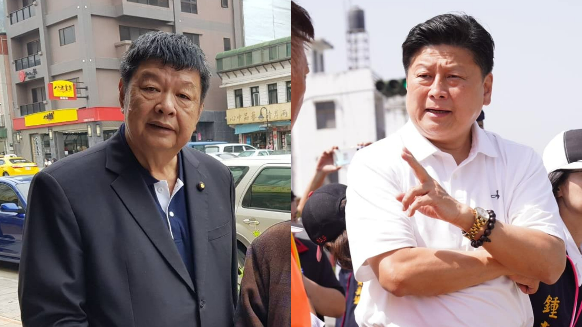 國民黨部分性騷案件結案,立委陳雪生(左)不撤提名、要上性平課,立委傅崐萁(右)案仍在調查。翻攝兩人臉書