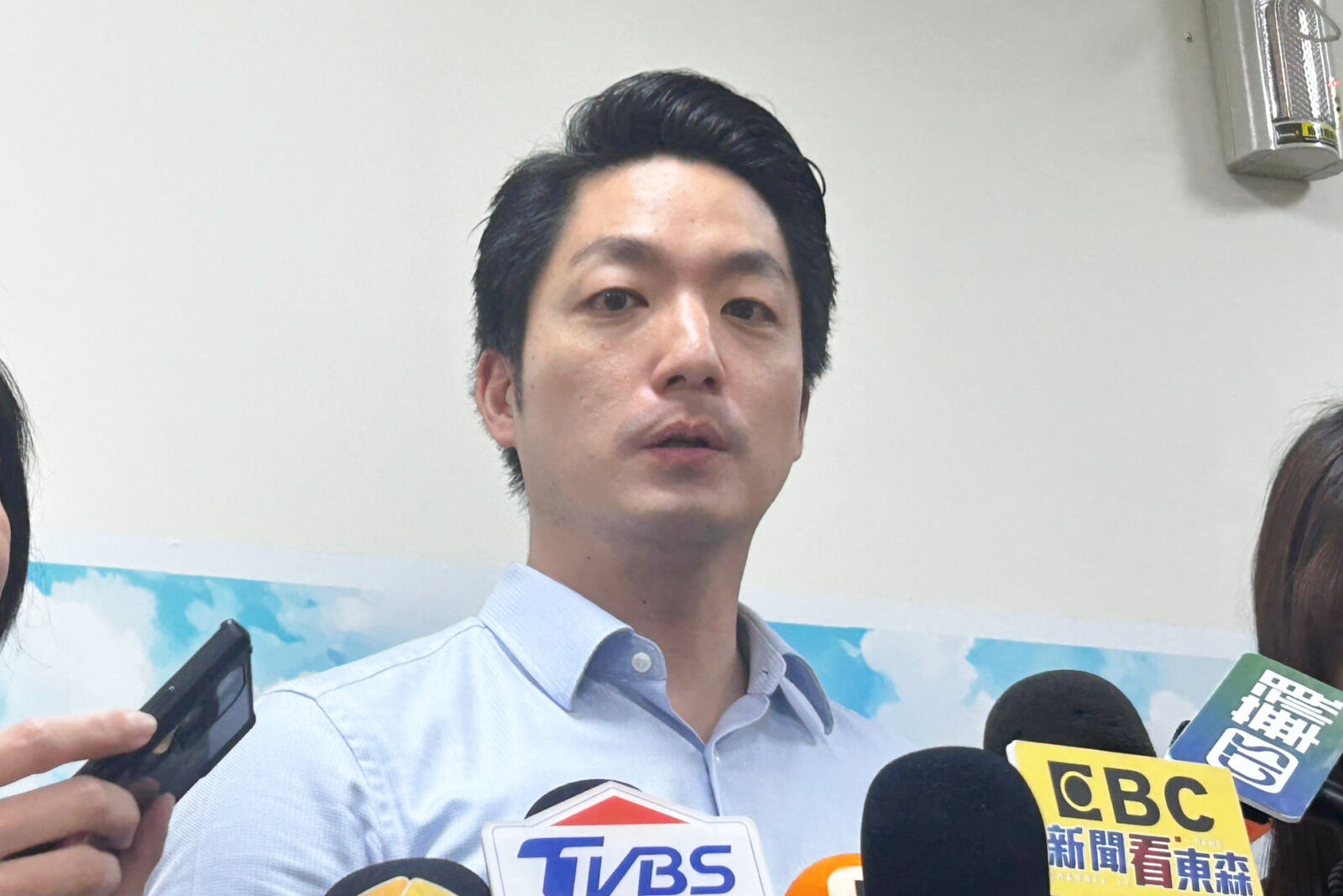 小雞邀柯站台應祭黨紀?蔣萬安問A答B:團結才有勝選可能 316 台北市長蔣萬安。(方炳超攝)